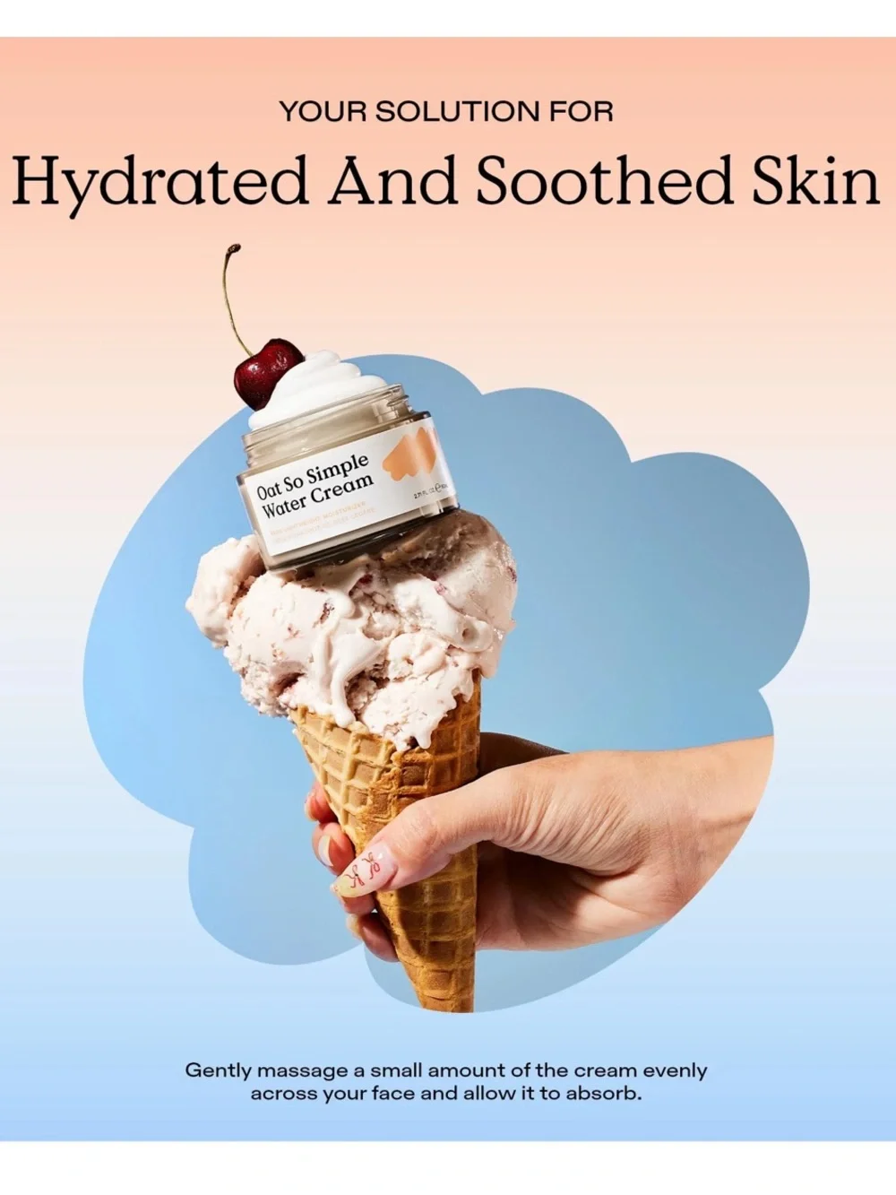 🌷 KraveBeauty Oat So Simple Water Cream Moisturizer New FullSz